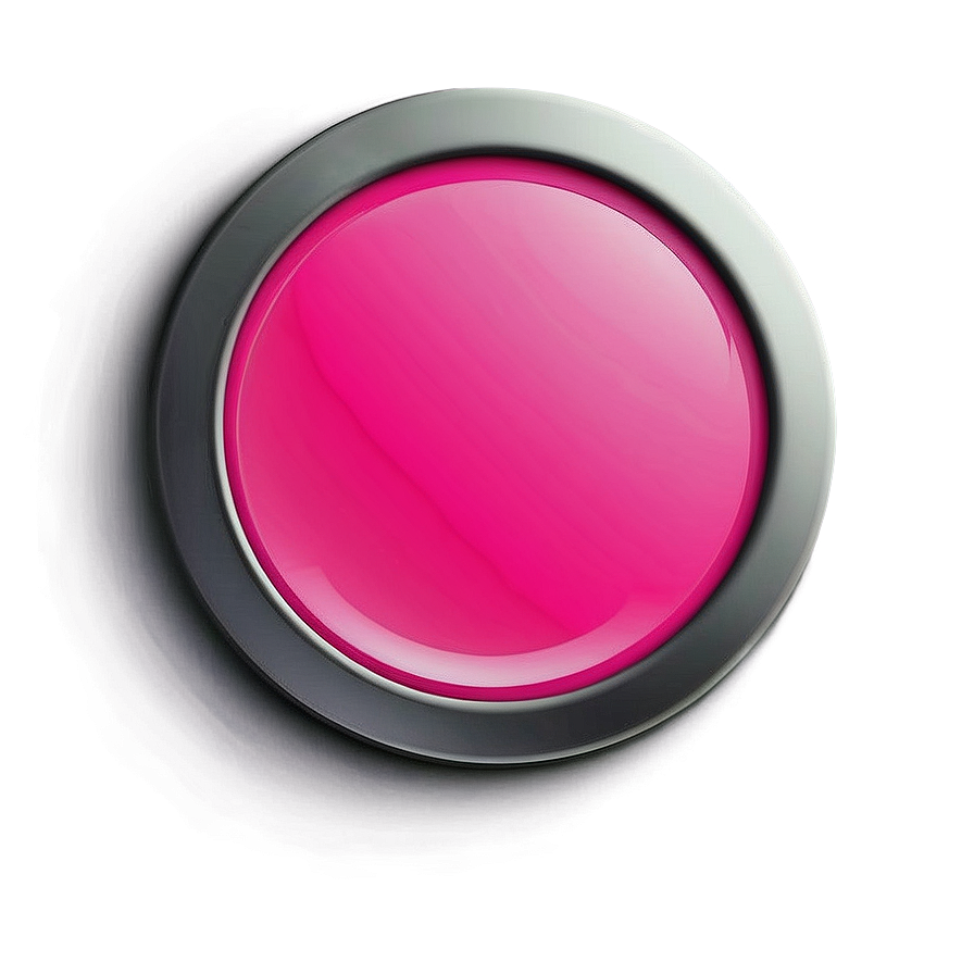 Glossy Pink Circle Emblem Png Nhx3 PNG