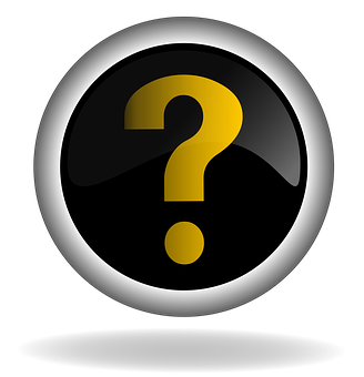 Glossy Question Mark Icon PNG