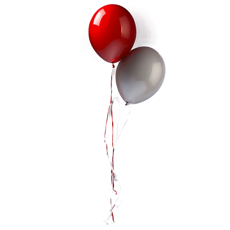 Glossy Red Balloons Png Ubl30 PNG