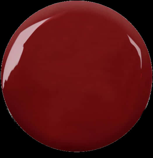 Glossy Red Sphere Graphic PNG