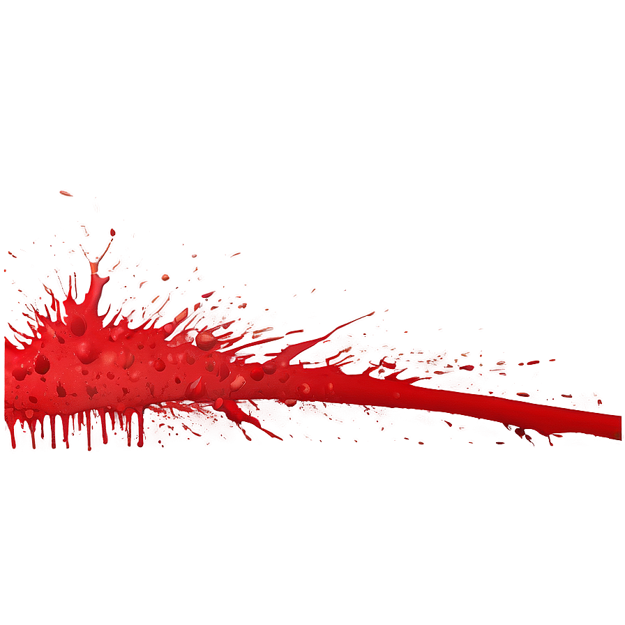 Glossy Red Splatter Art Png 06262024 PNG