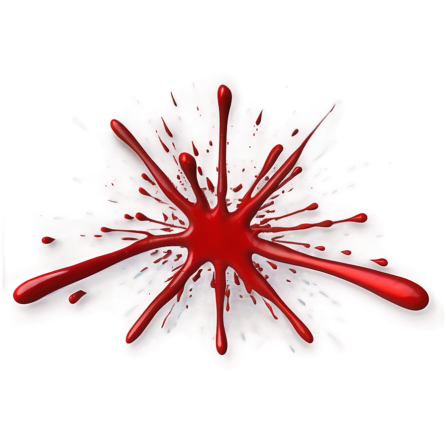 Glossy Red Splatter Png 99 PNG