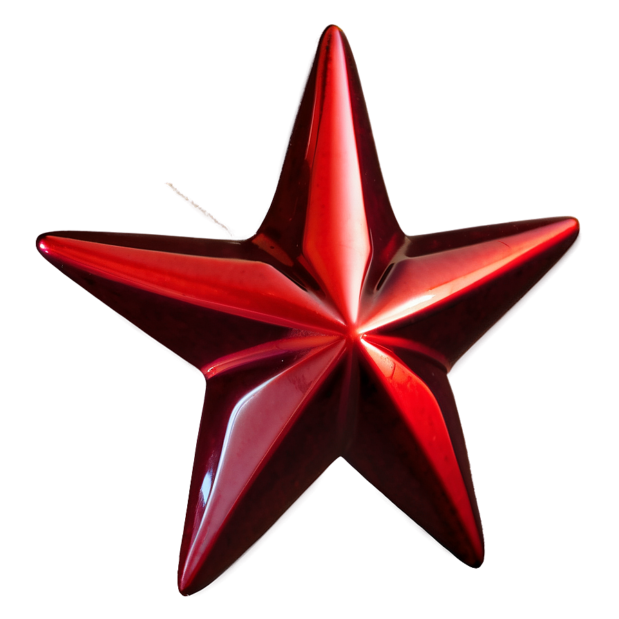 Glossy Red Star Png 69 PNG