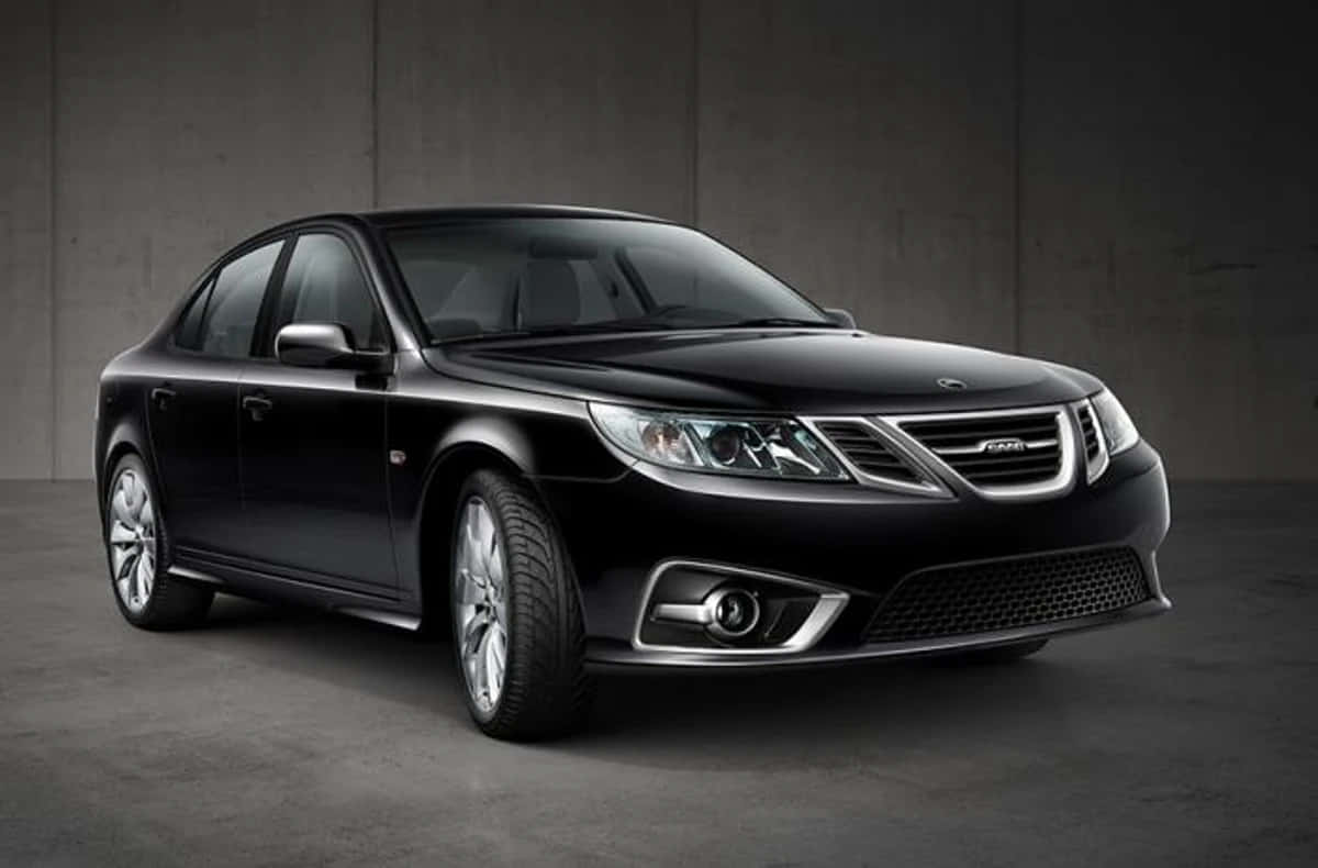 Glossy Saab 9-3 In Its Prime Wallpaper
