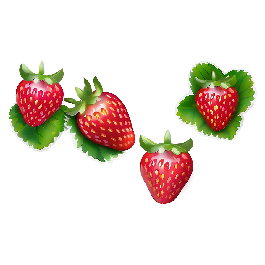 Glossy Strawberry Png 05042024 PNG