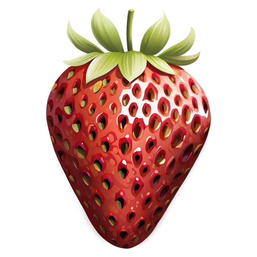 Glossy Strawberry Png Npt PNG