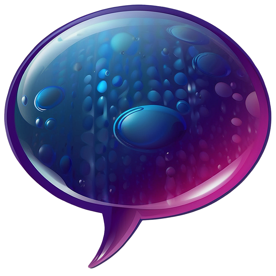 Glossy Talk Bubble Png 20 PNG