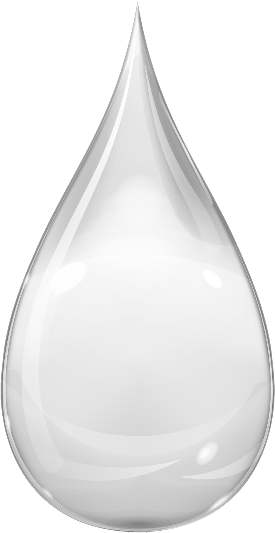 Glossy Teardrop Graphic PNG