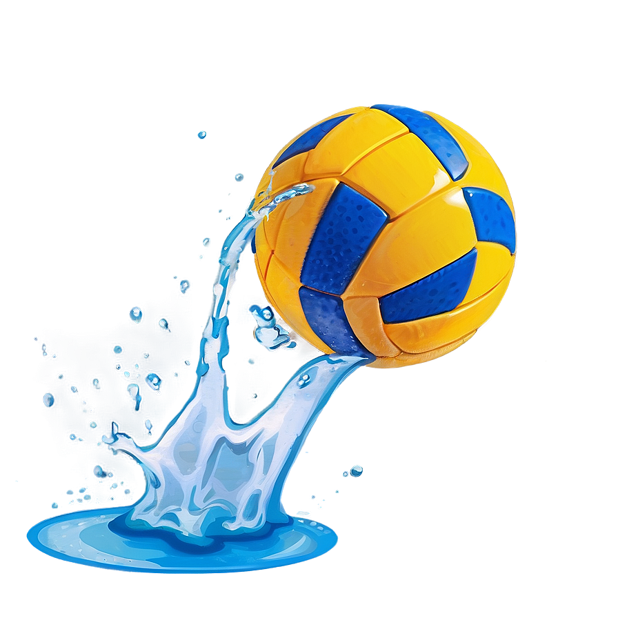 Glossy Water Polo Ball Png 32 PNG