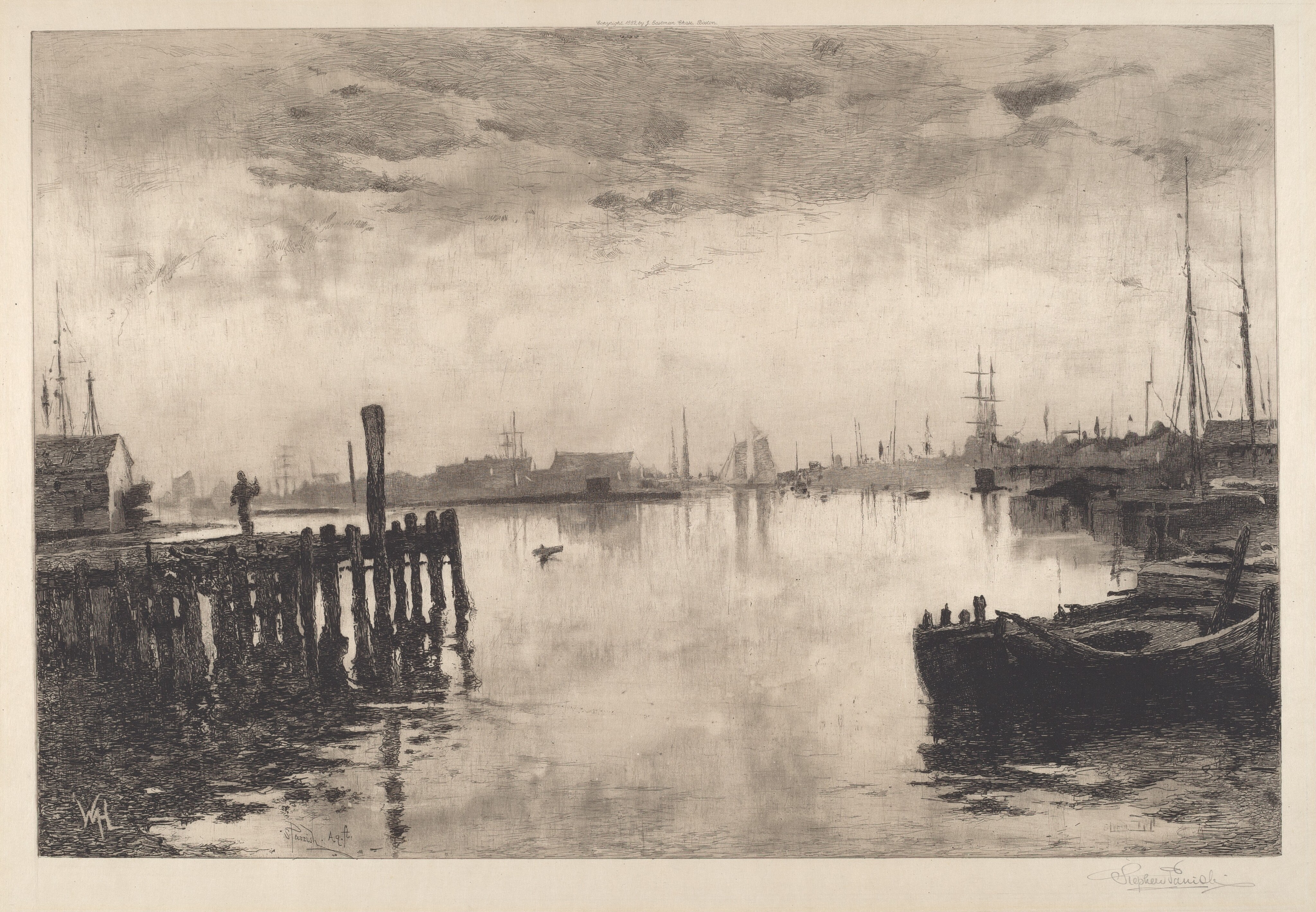 Gloucester Harbor Wallpaper