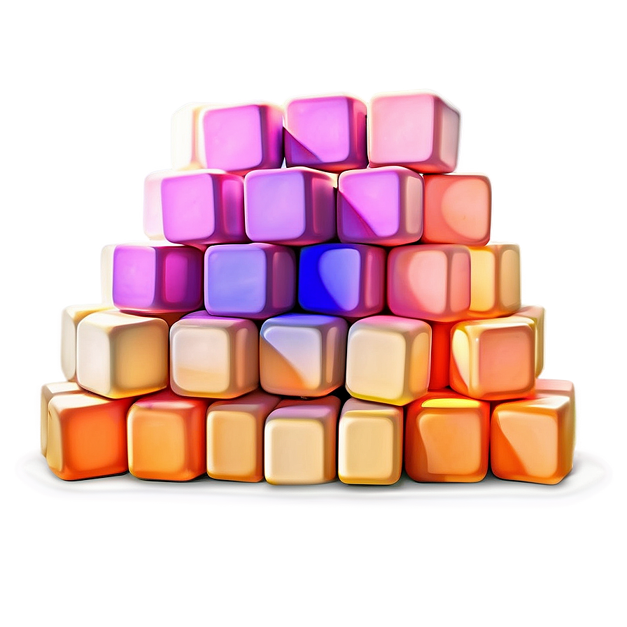 Glow In The Dark Blocks Png 06132024 PNG