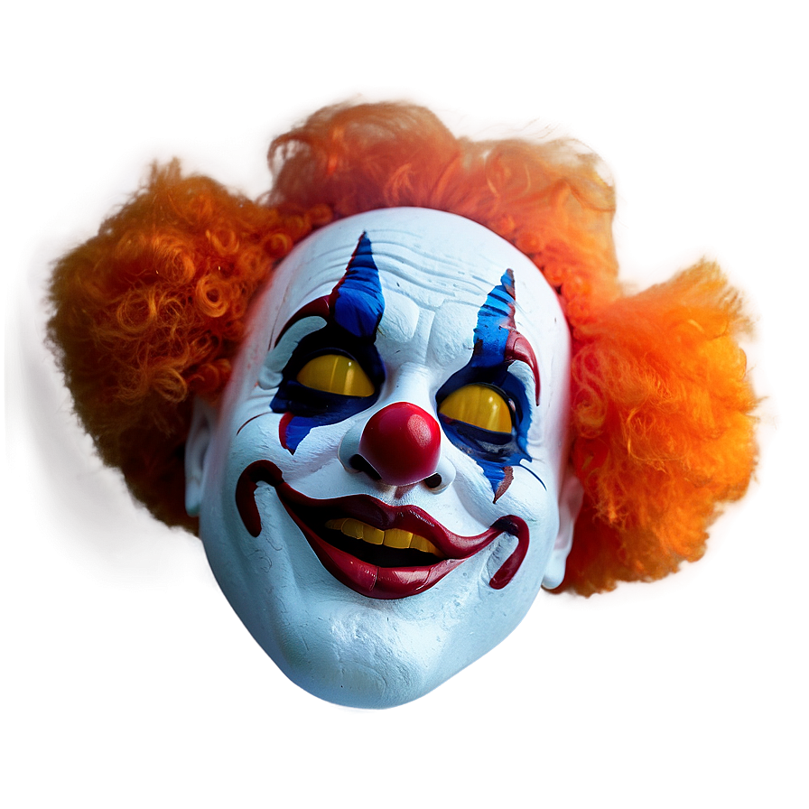 Glow In The Dark Clown Mask Png 06212024 PNG