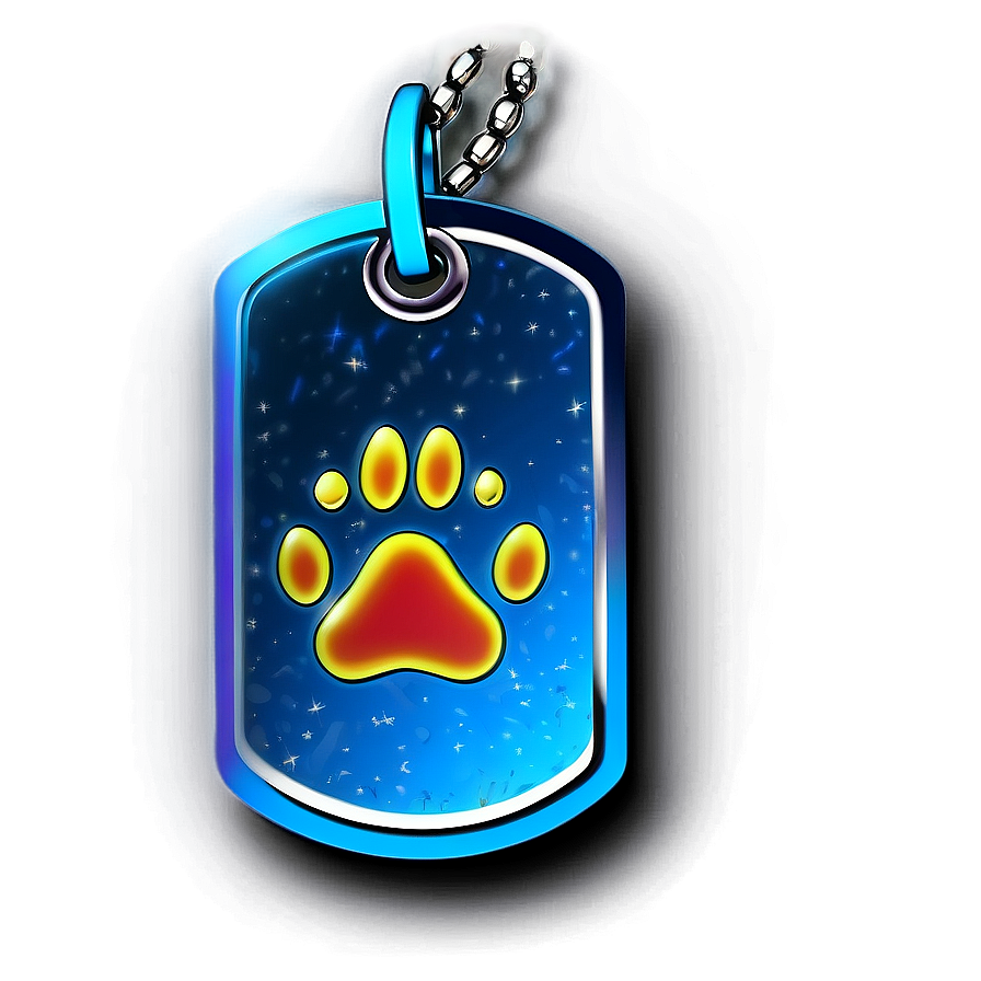 Glow In The Dark Dog Tag Png Ogx61 PNG