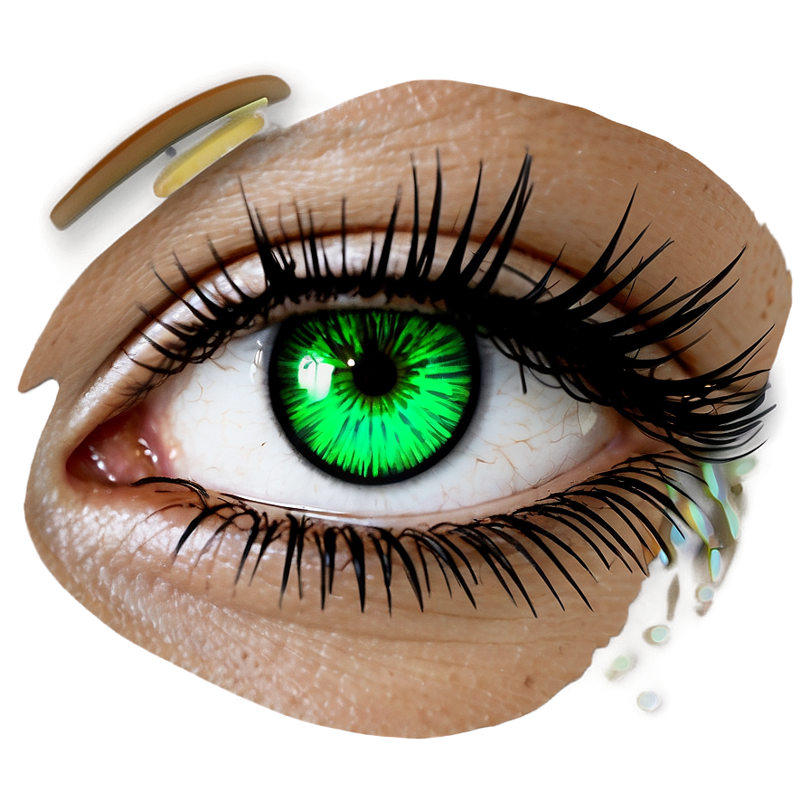 Glow-in-the-dark Eyelashes Png Ndp33 PNG