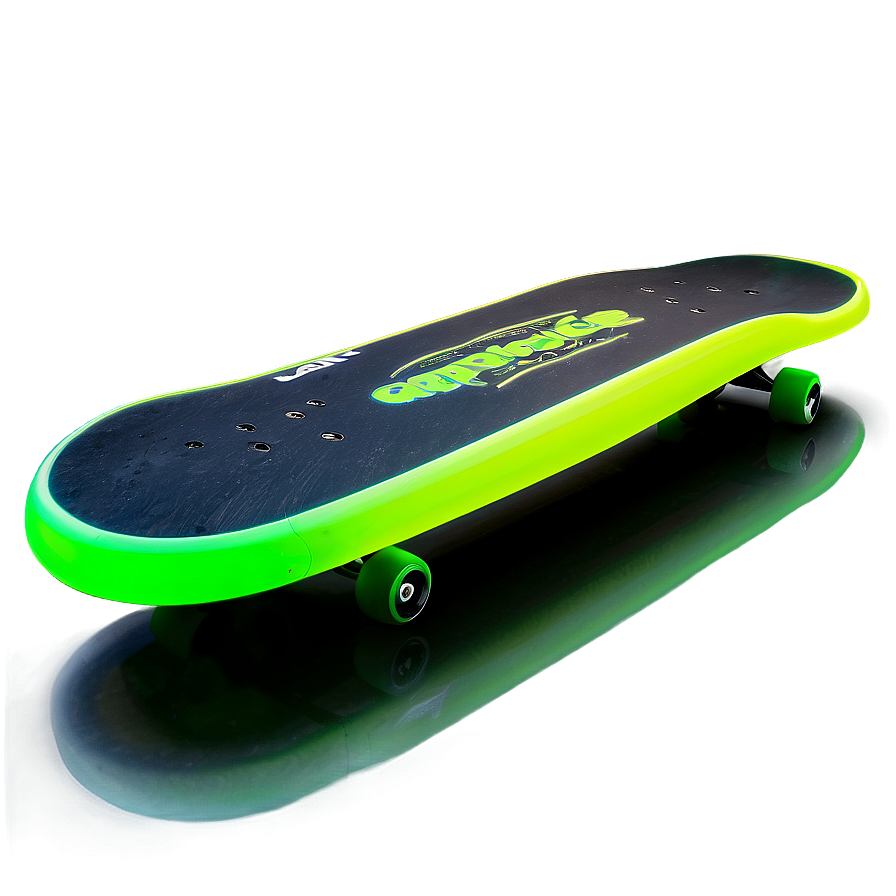 Glow In The Dark Skateboard Png 1 PNG