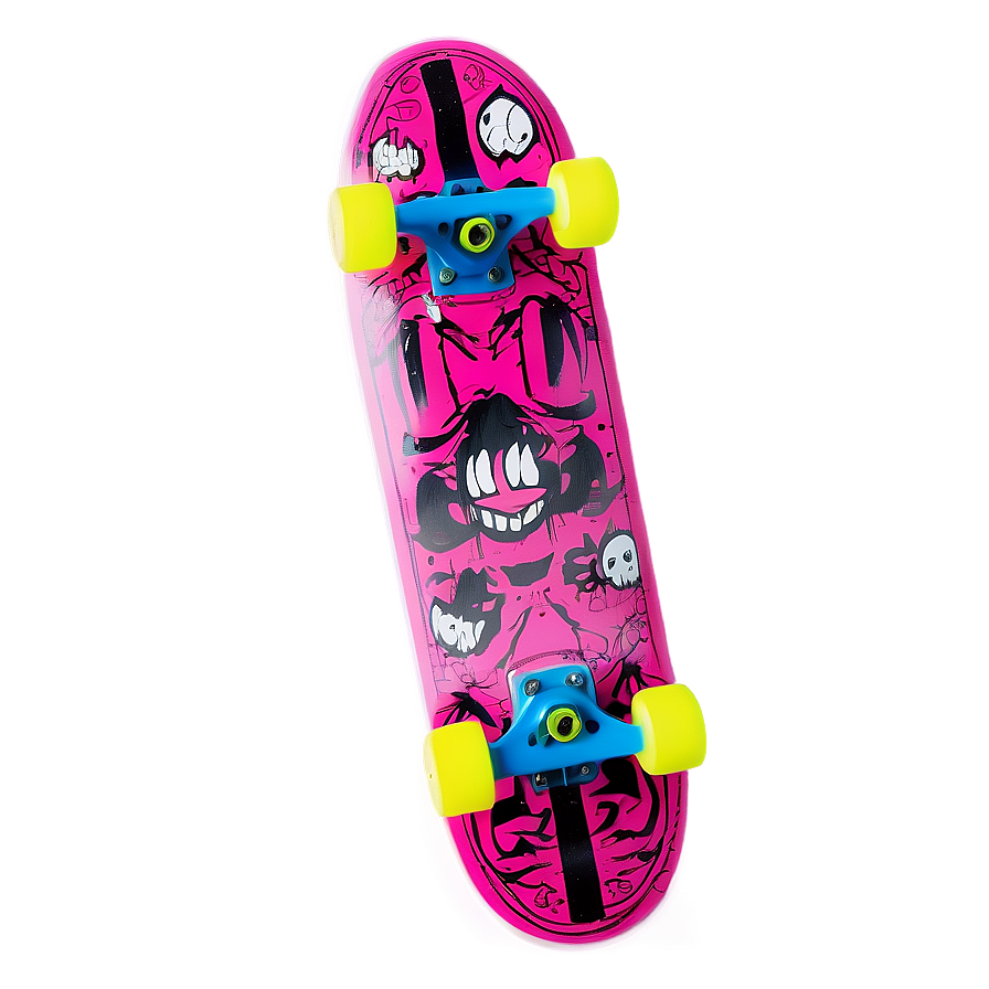Glow In The Dark Skateboard Png Isk72 PNG