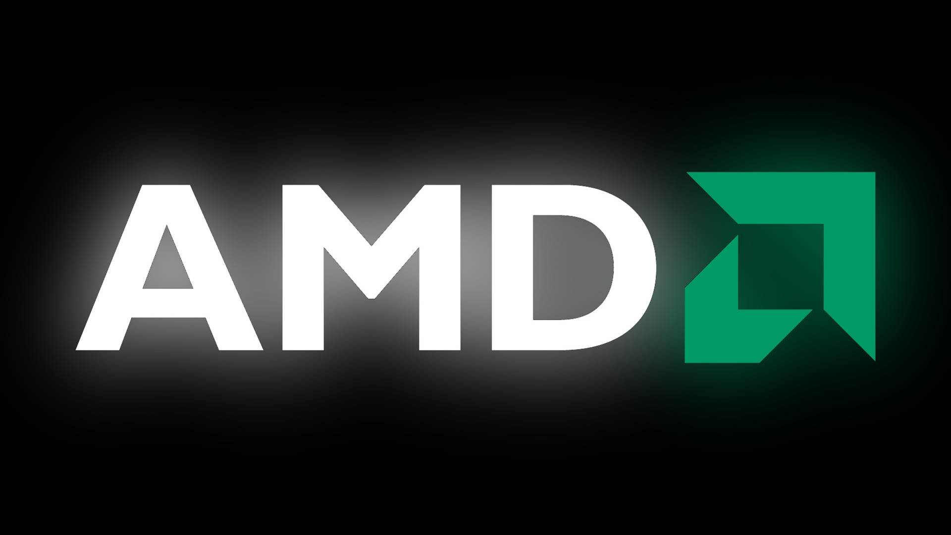 Glowing Amd Logo