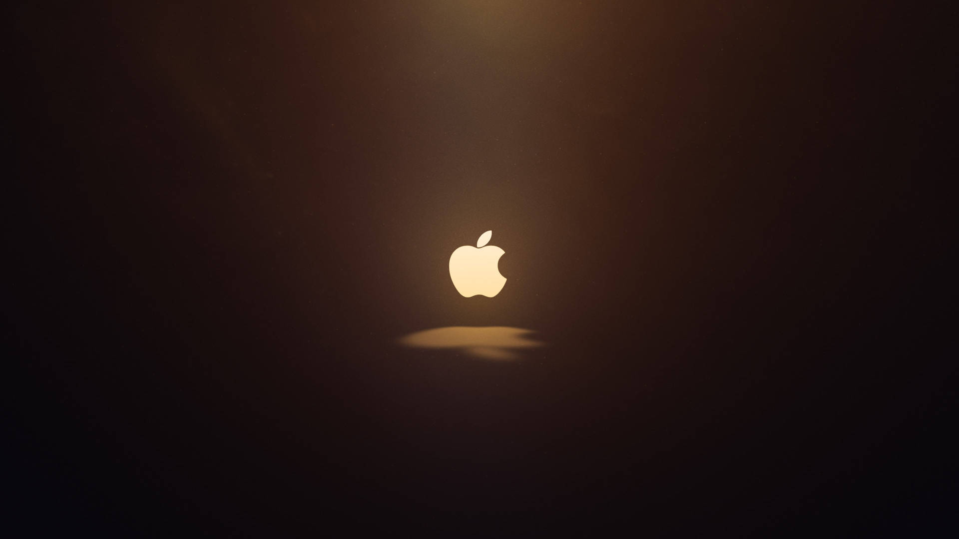 Glowing Apple Logo Macbook Air Picture