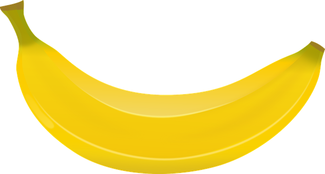 Glowing Banana Artwork PNG