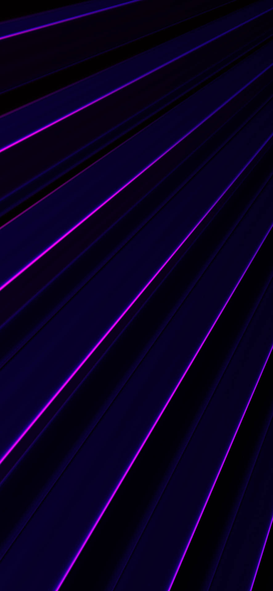 Glowing Black And Purple Aesthetic Lines Wallpaper