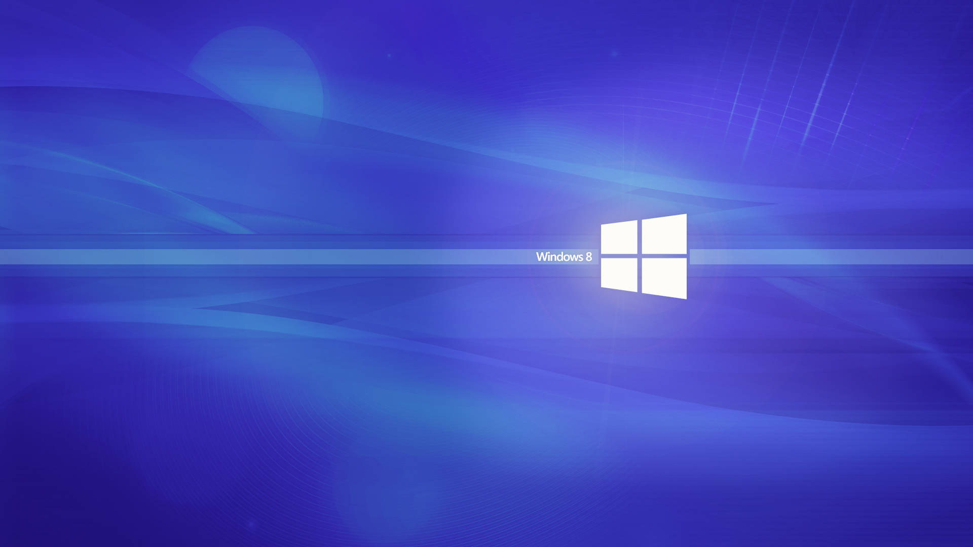 Glowing Blue Abstract Windows 8 Background Wallpaper