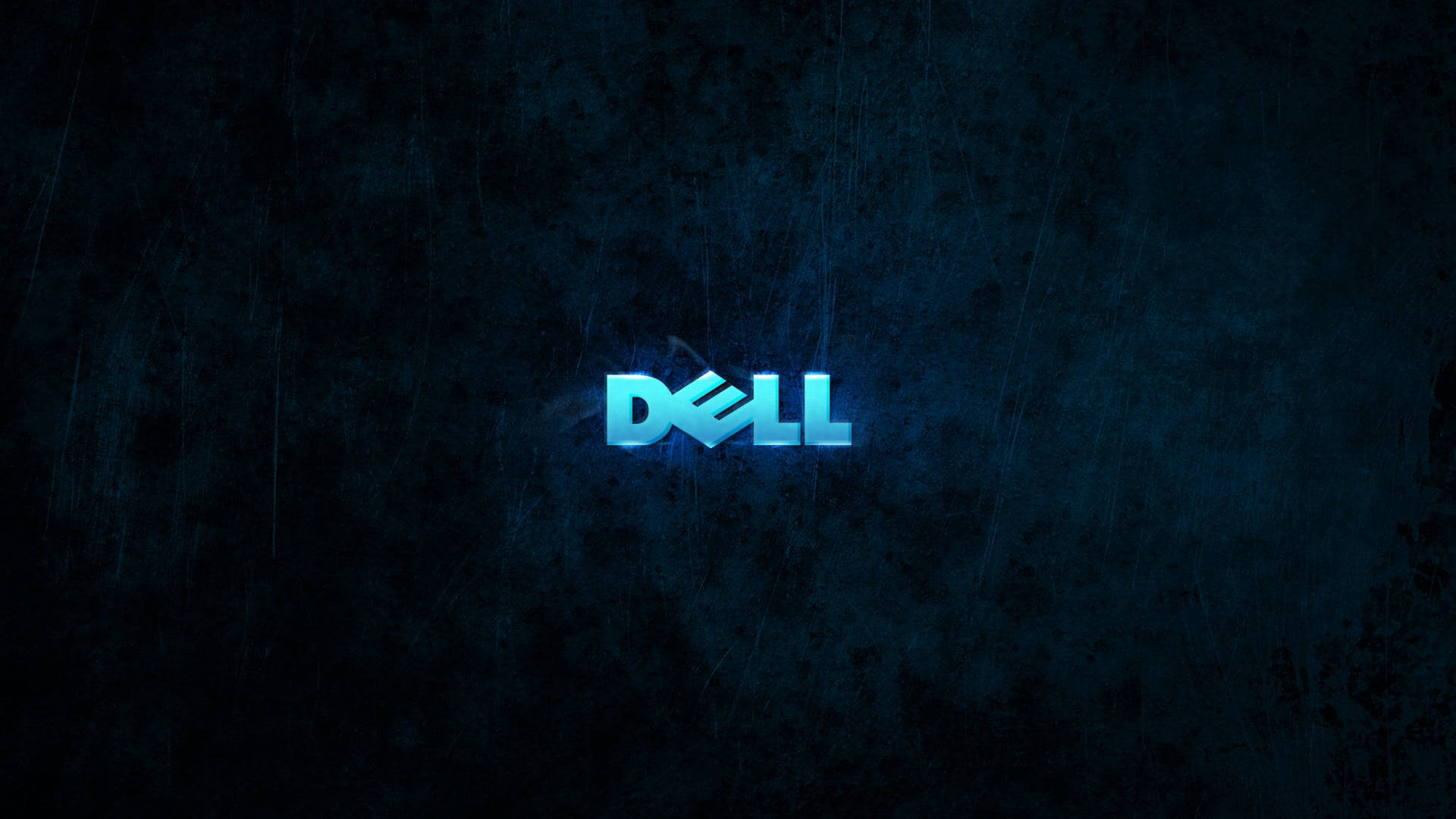Glowing Blue Dell Laptop Logo Wallpaper