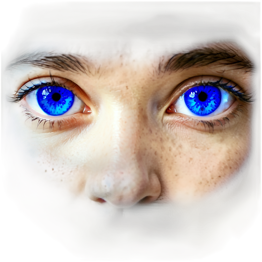 Glowing Blue Eyes Png Hpq PNG