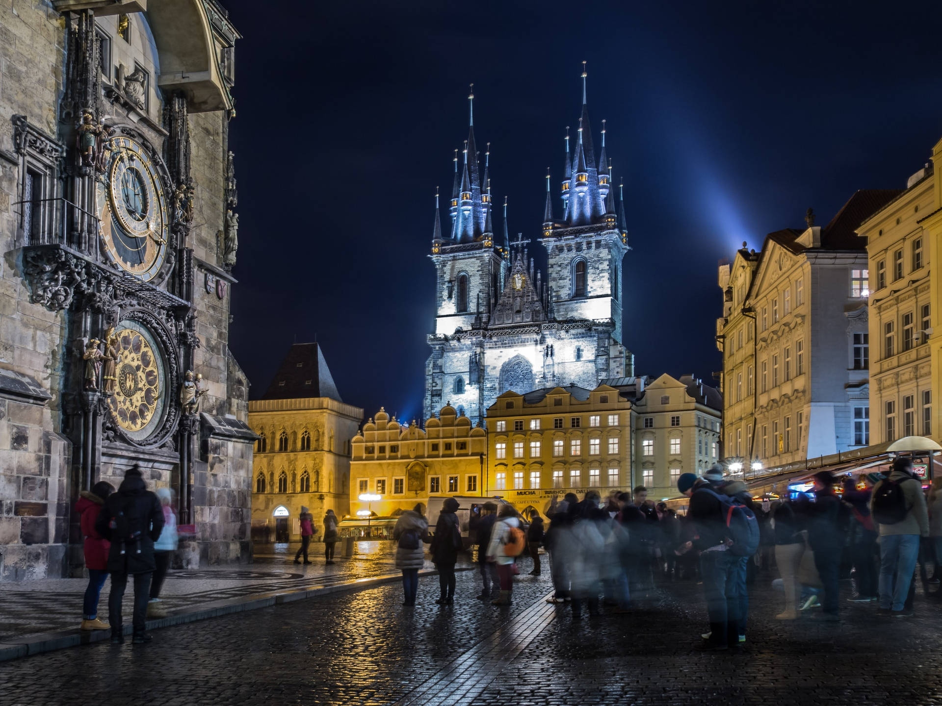 Glowing Church Czech Republic