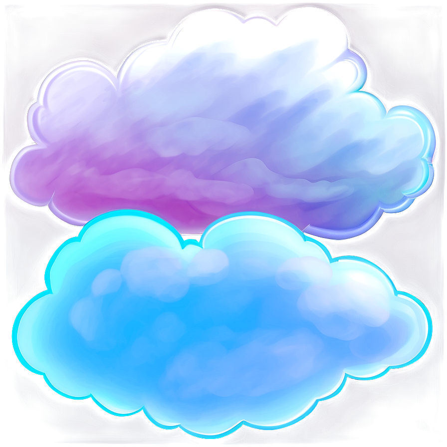 Glowing Clouds Png 04292024 PNG