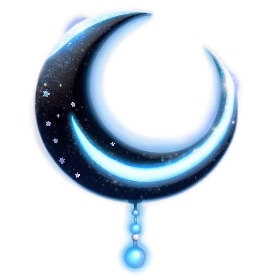 Glowing Crescent Moon Png 05212024 PNG