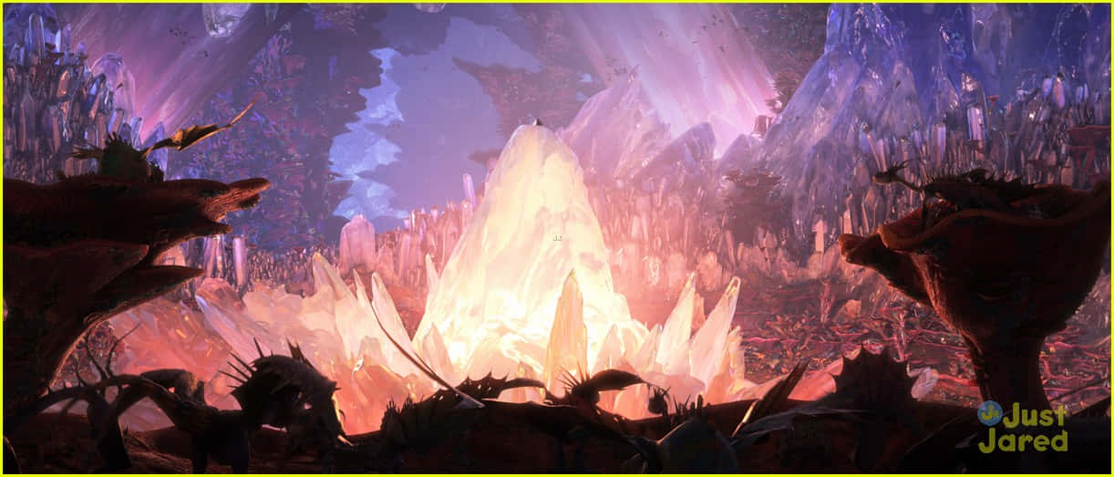 Lysandekristall - Hur Man Tränar Sin Drake 3: Den Gömda Världen Wallpaper