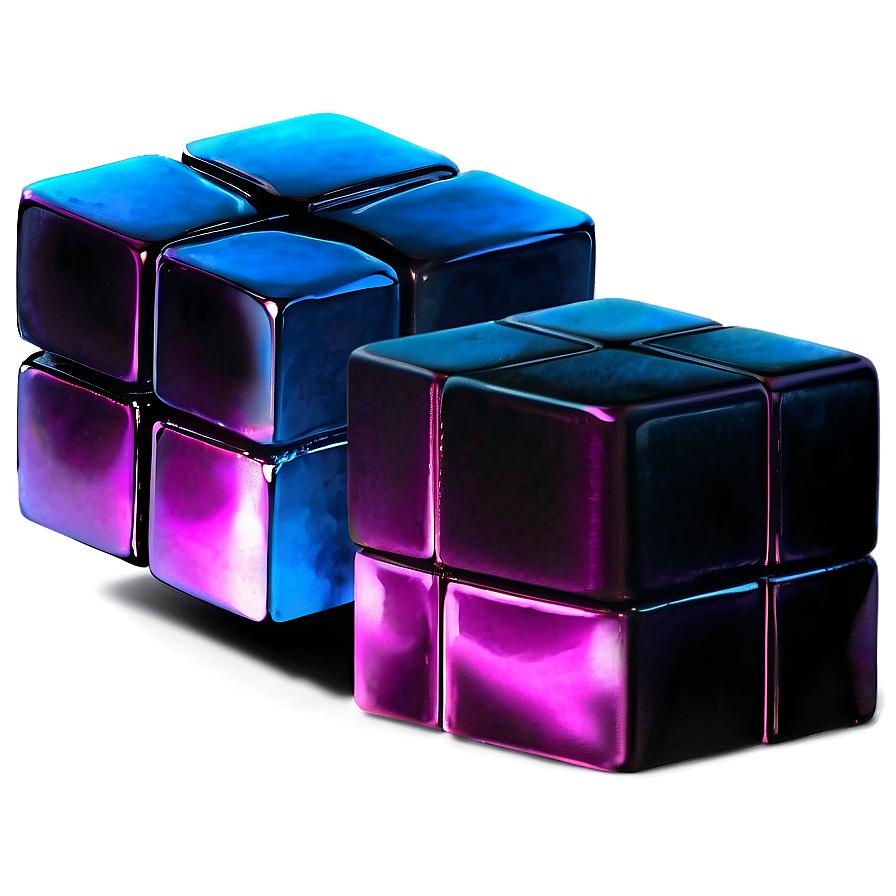 Download Glowing Cube Png Yof83 | Wallpapers.com