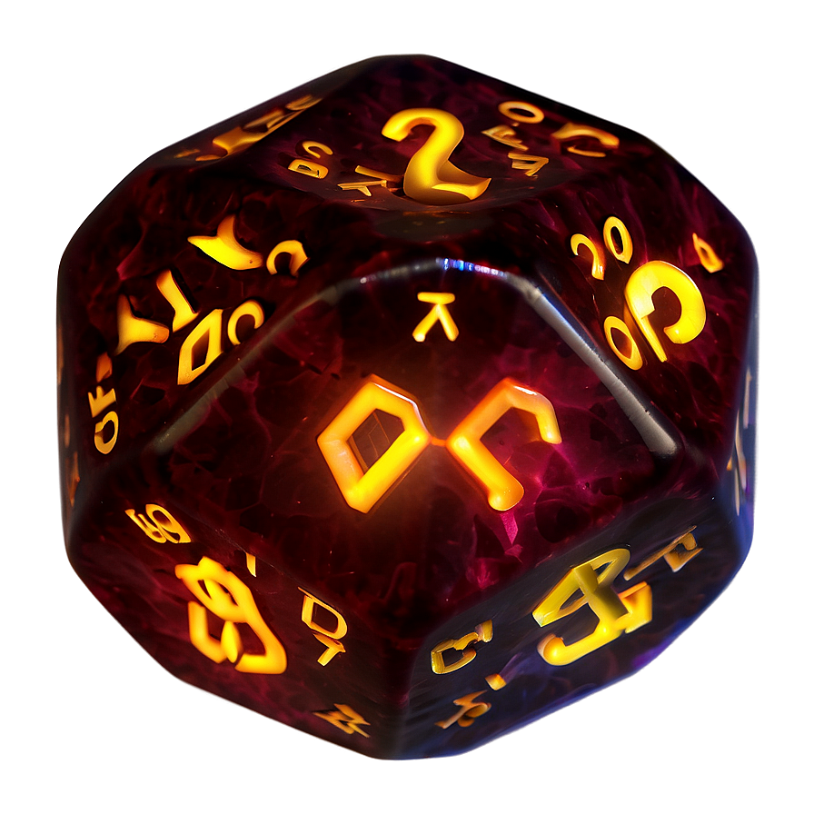 Glowing D20 Png Woj30 PNG