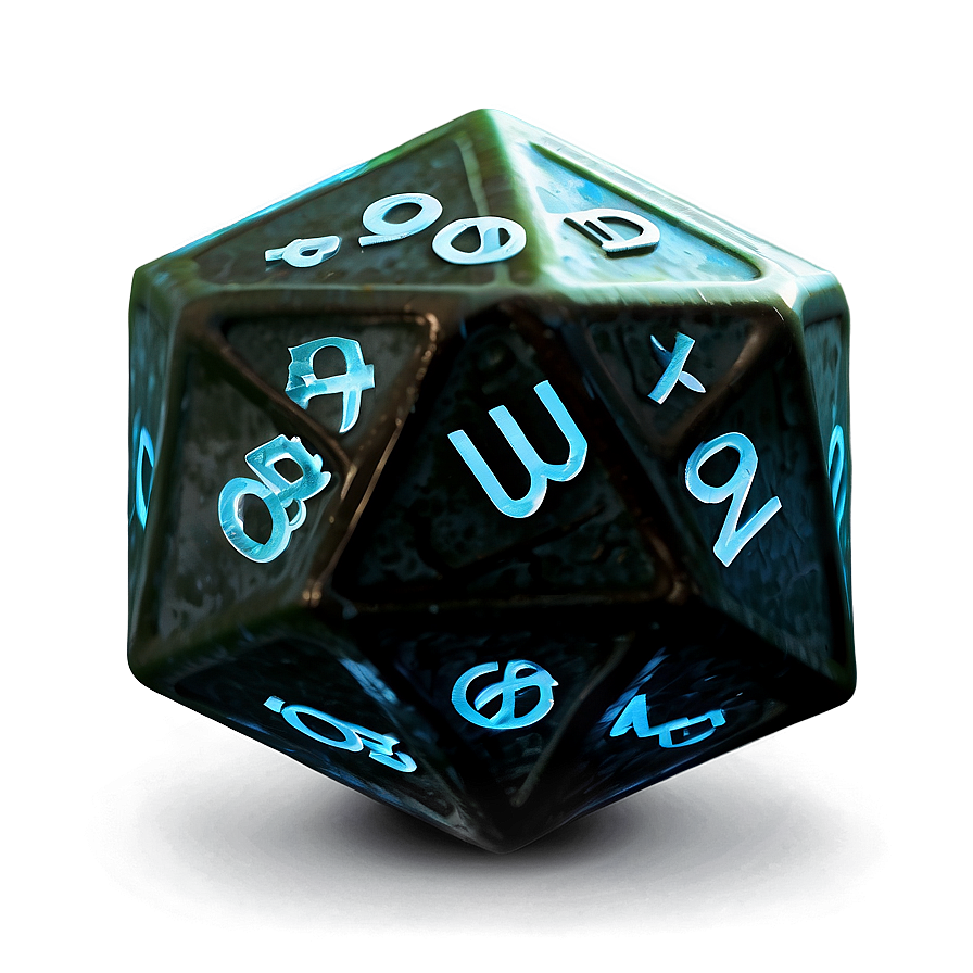 Glowing D20 Png Xuo36 PNG