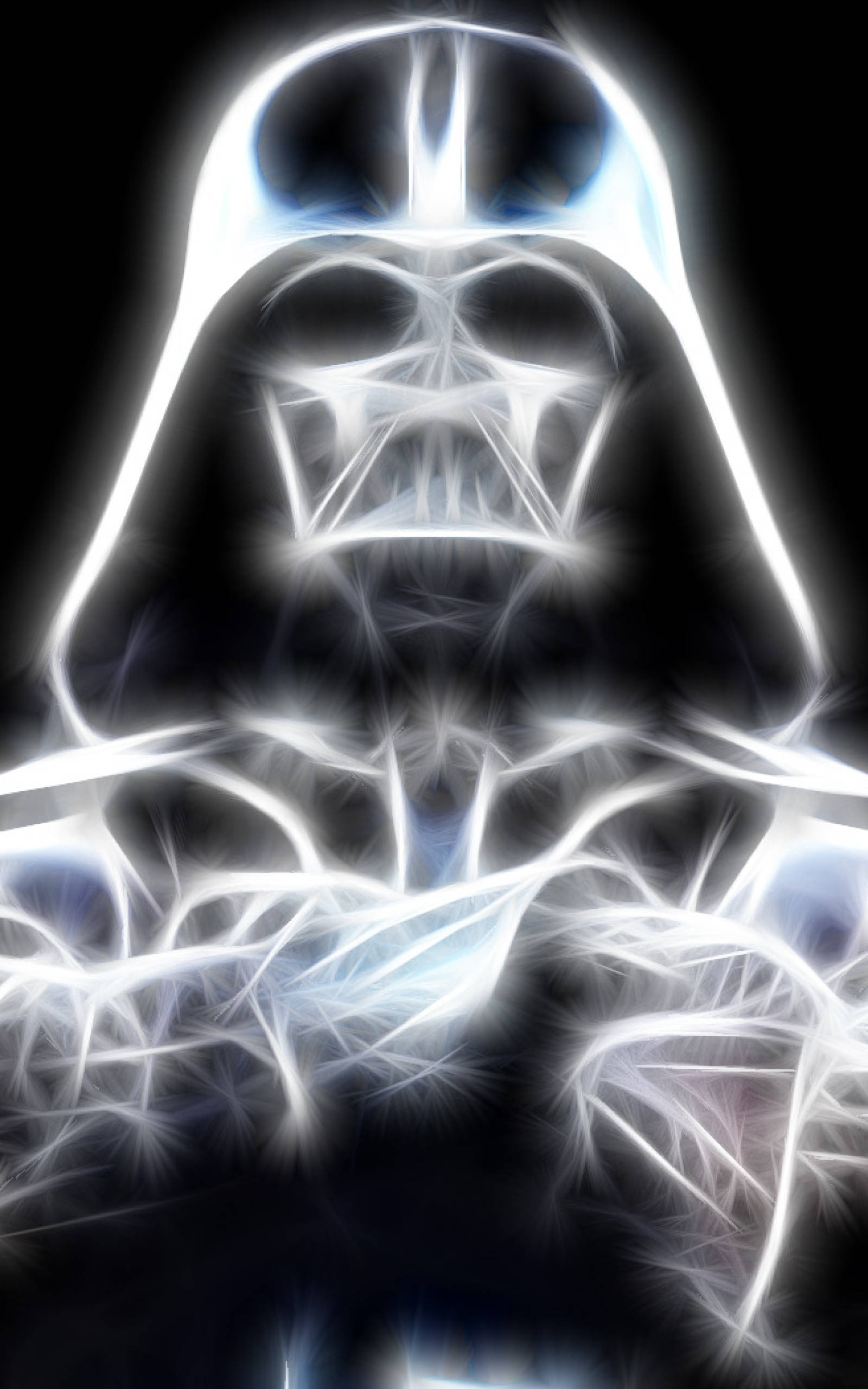 Glowing Darth Vader Star Wars Tablet Wallpaper
