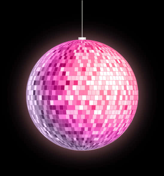Glowing Disco Ball Illumination PNG
