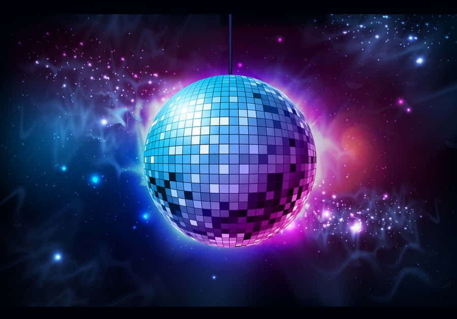 Download Glowing Disco Ball Nightlife Vibe Wallpaper | Wallpapers.com