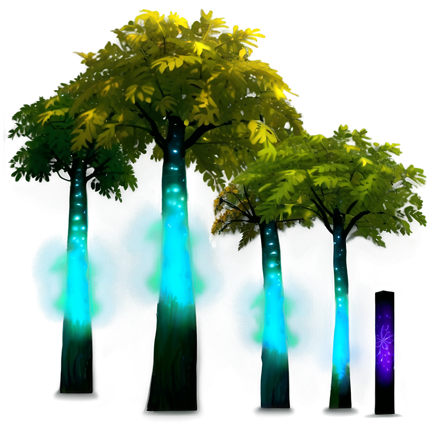 Download Glowing Firefly Trees Png Csj37 | Wallpapers.com