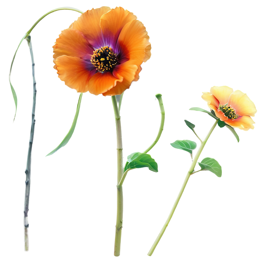 Glowing Flower Stem Png 44 PNG