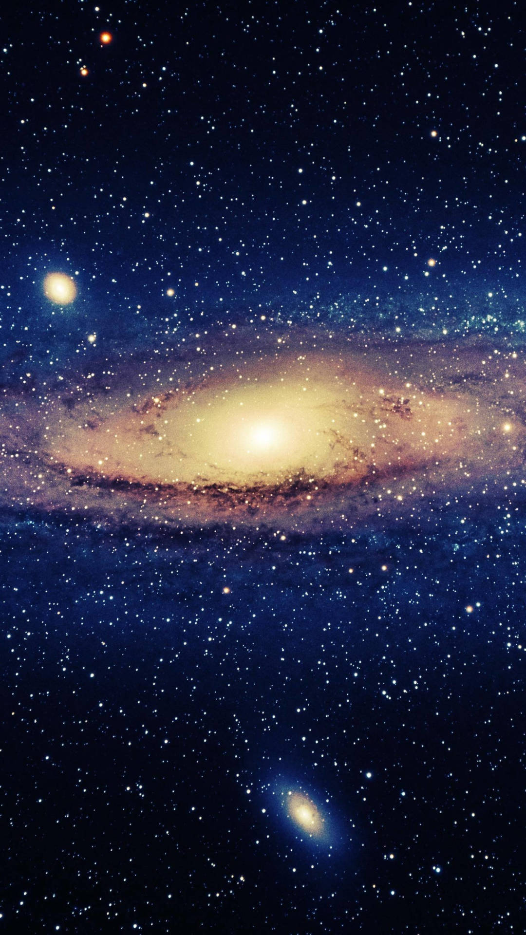 Galassialuminosa Nello Spazio Universale Sfondo