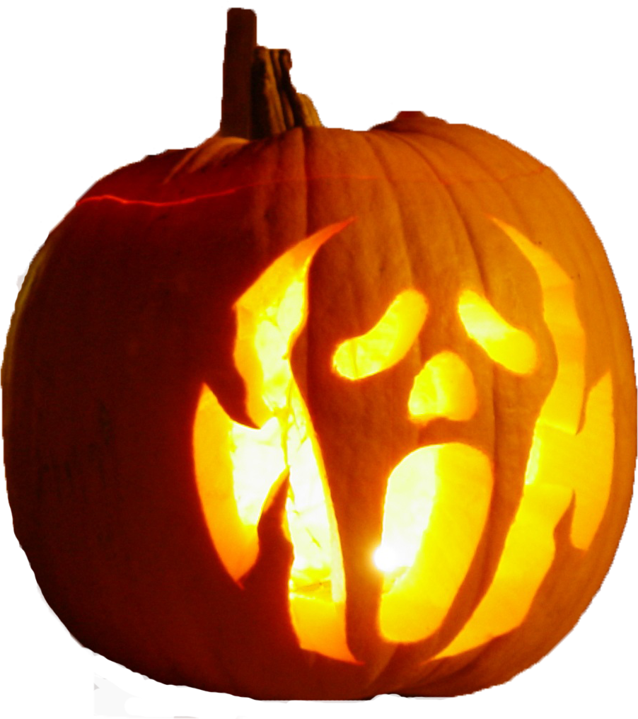 Glowing Halloween Jack O Lantern PNG