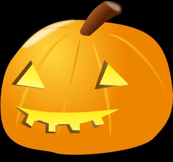 Glowing Jack O Lantern Emoji PNG