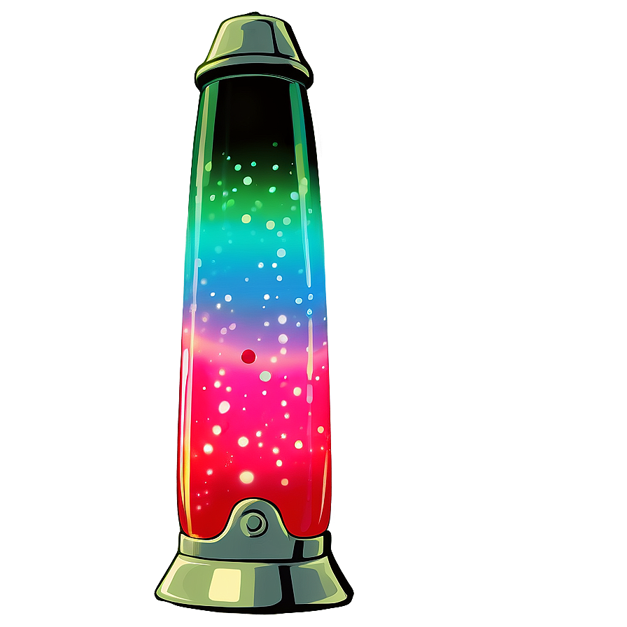 Glowing Lava Lamp Png 06112024 PNG