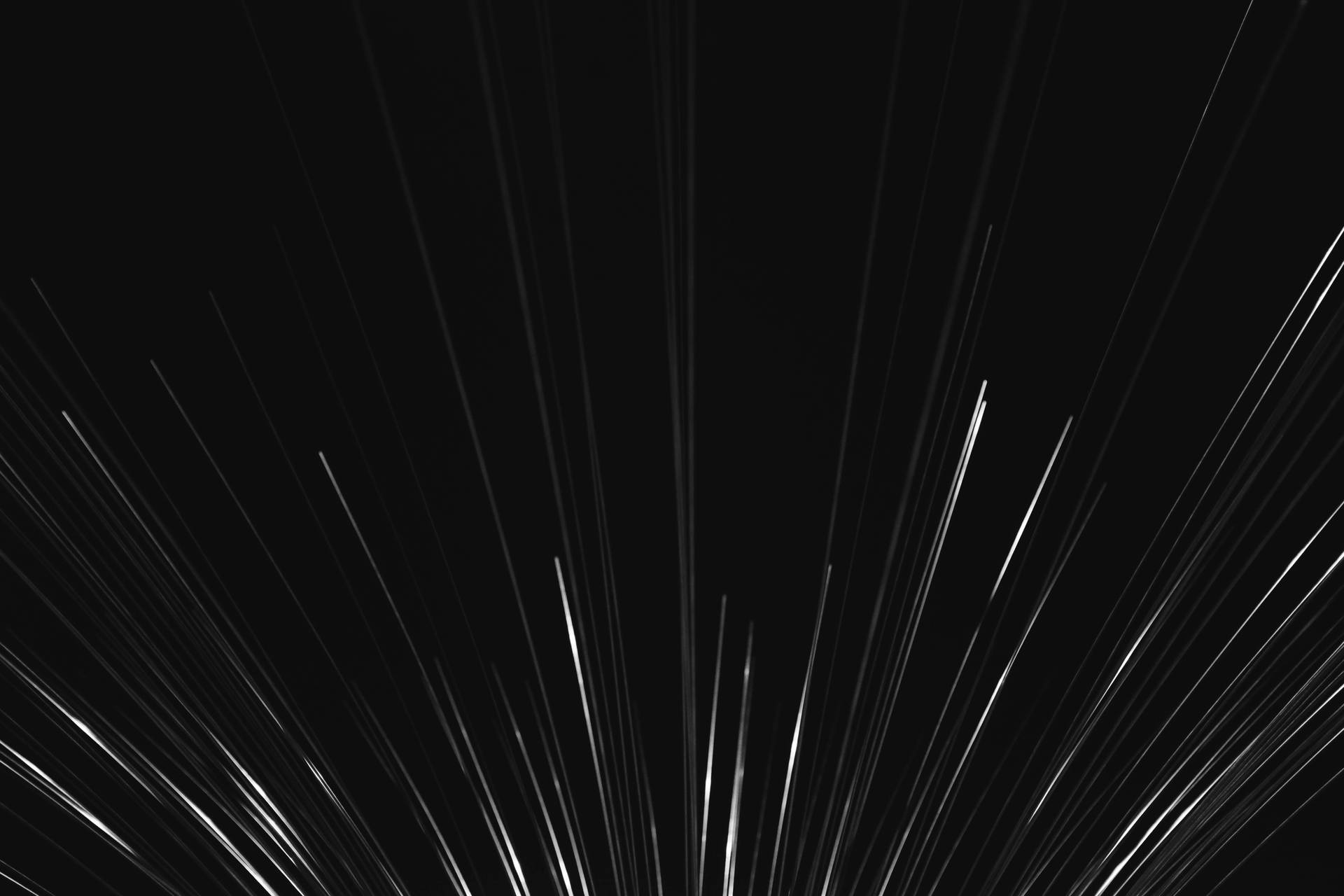 Glowing Lines Black Abstract Wallpaper