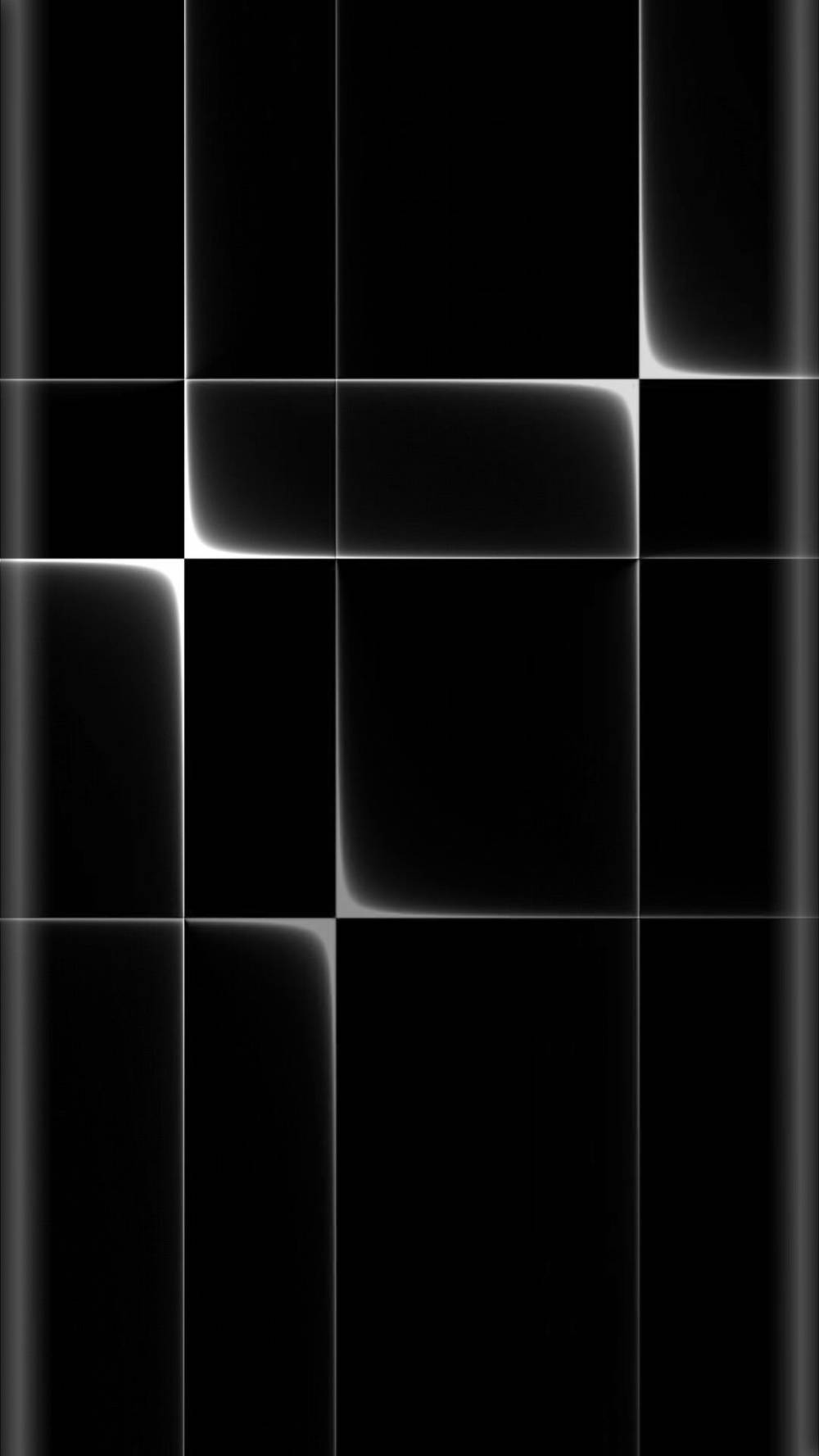 Líneasbrillantes En 3d En Negro. Fondo de pantalla