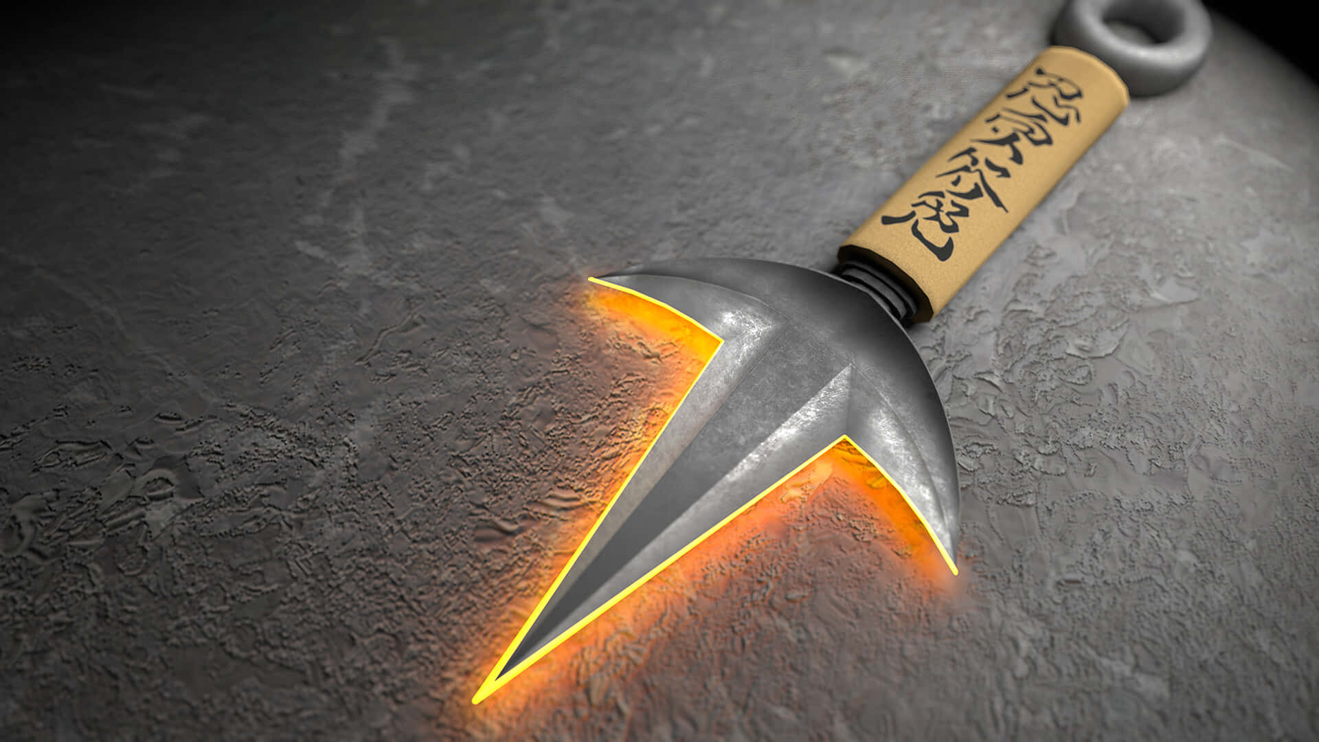 Download Glowing Minato Kunai Naruto Anime Weapon Wallpaper ...