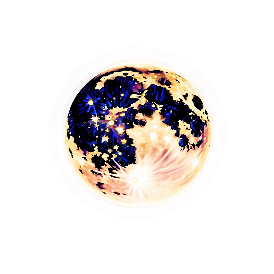 Glowing Moon Transparent Png 05252024 PNG