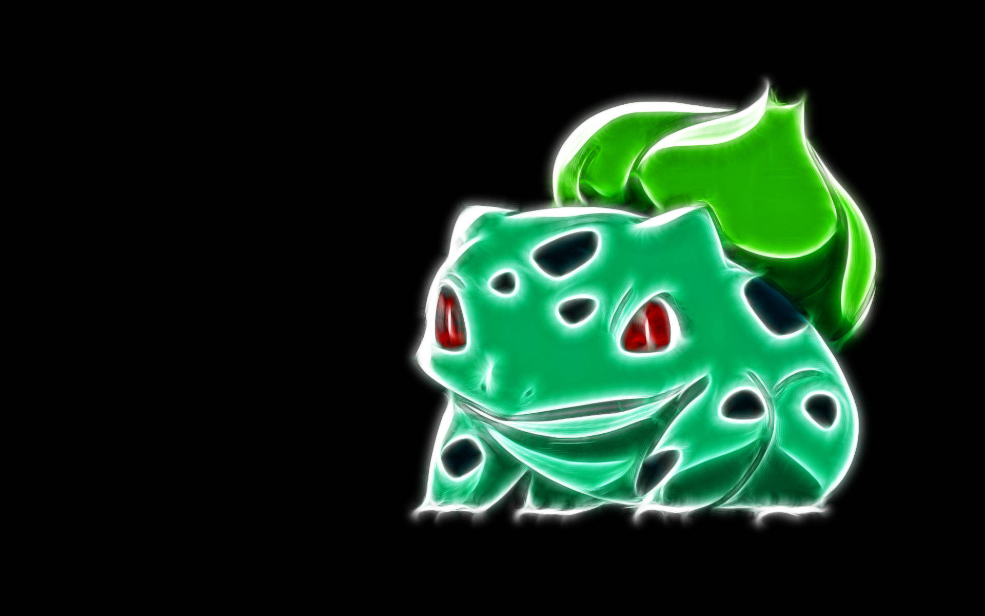 Glowing Neon Bulbasaur Picture