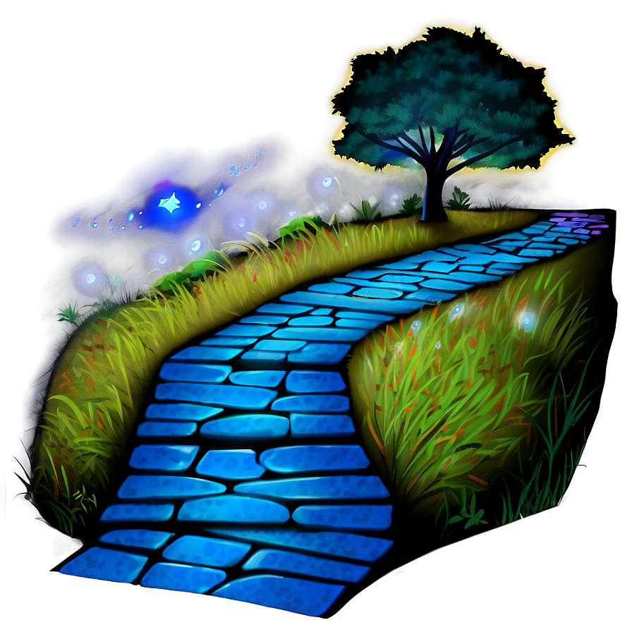 Glowing Night Path Png Myu50 PNG