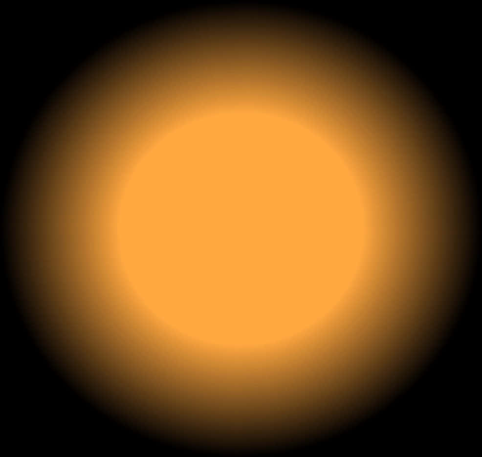 Glowing Orange Light Gradient PNG